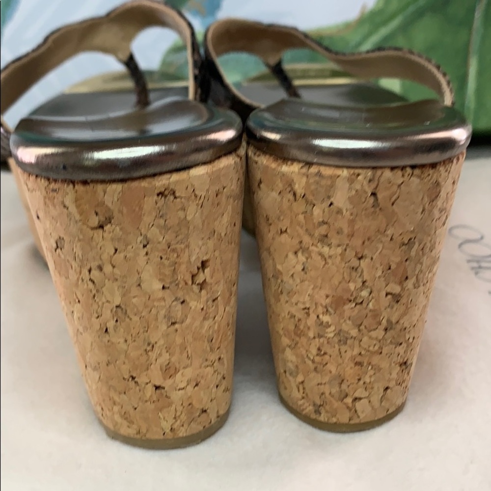 💥JIMMY CHOO CORK SANDALS👡👡 - Picture 4 of 8